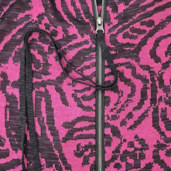 Nic + Zoe Abstract Animal Print Sweater Dress - Size M - Picture 10 of 12